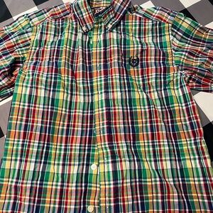 Chaps Vibrant Plaid Button-Down Shirt